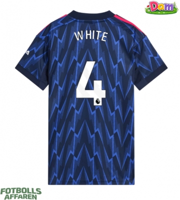 Arsenal Ben White #4 Bortatröja Kvinnor 2025-26 Kortärmad